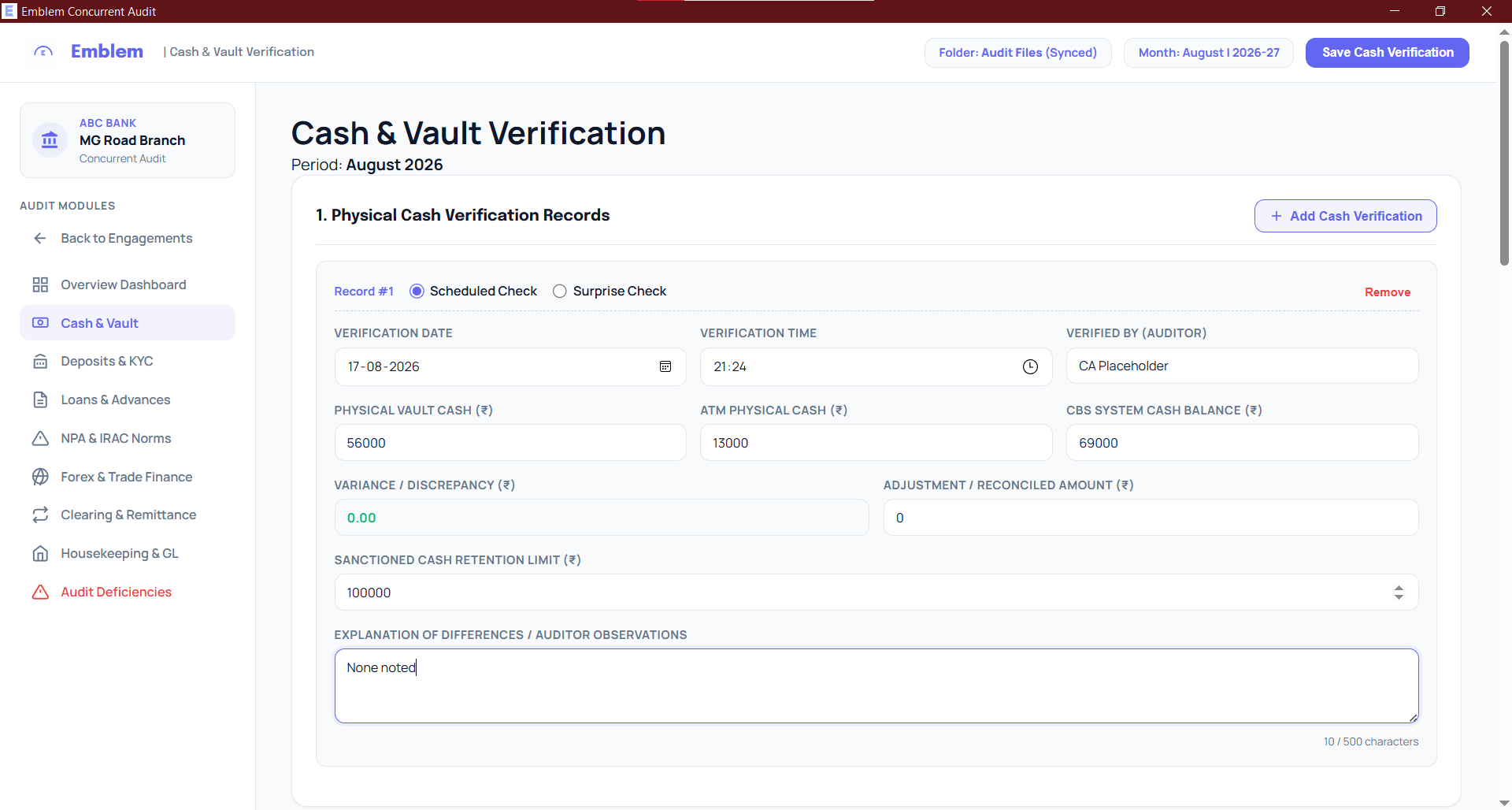 Cash Vault